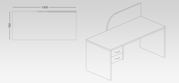 Comores Range Office Desk from My Office Furniture