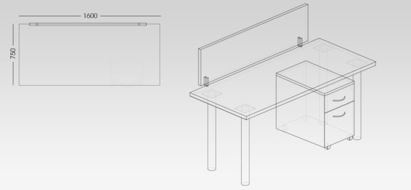 Puzzle Concept Range Office Desk from My Office Furniture